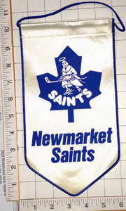 NEW MARKET SAINTS OFFICIALLY LICENSED NHL HOCKEY 10" PENNANT RAYON BANNER