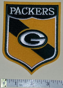 GREEN BAY PACKERS 5" SHIELD NFL FOOTBALL PATCH