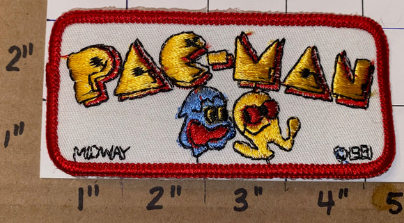 1 VINTAGE 1981 RARE PACMAN  PAC-MAN NAMCO MIDWAY GAMES MAZE ARCADE GAME PATCH