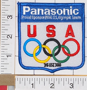 1996 PANASONIC TEAM USA ATLANTA GEORGIA SUMMER OLYMPICS XXVI EMBLEM PATCH LOT