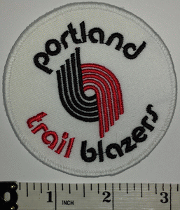 1 PORTLAND TRAIL BLAZERS NBA BASKETBALL  3" CREST EMBROIDERED PATCH