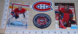 CARREY PRICE MONTREAL CANADIENS NHL HOCKEY 2009 & 2011 POSTCARD DECAL PATCH LOT