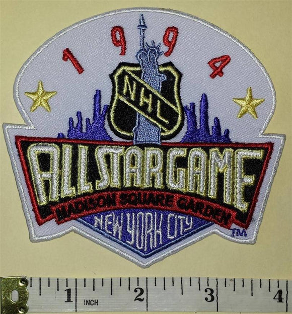 1994 NEW YORK RANGERS NHL HOCKEY ALL STAR GAME EMBLEM CREST PATCH