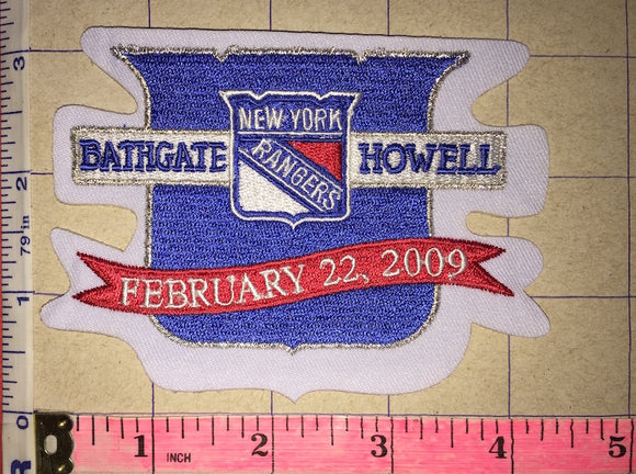 NEW YORK RANGERS ANDY BATHGATE & HARRY HOWELL RETIREMENT NIGHT NHL HOCKEY PATCH