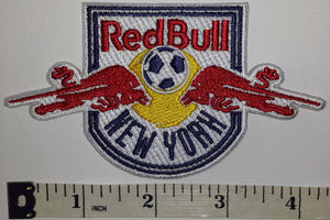 NEW YORK NY RED BULL MLS MAJOR LEAGUE SOCCER FOOTBALL CREST BADGE PATCH