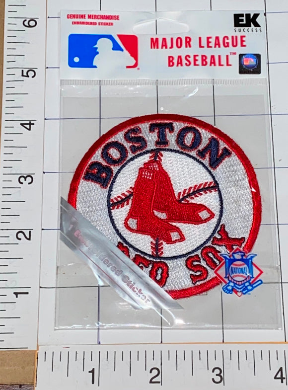 1 MIP BOSTON RED SOX MLB BASEBALL EMBROIDERED STICKER PATCH MINT IN PACKAGE