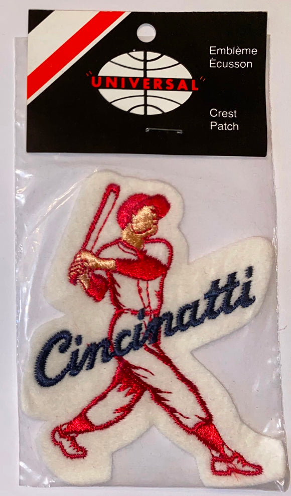 1 VINTAGE CINCINNATI REDS MLB BASEBALL PLAYER CREST PATCH MINT IN PACK –  UNITED PATCHES