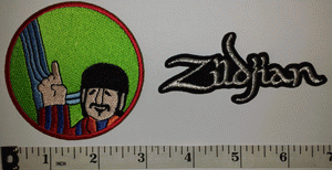 THE BEATLES RINGO STARR ANIMATED CARTOON SERIES ROCK & ROLL MUSIC PATCH