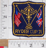 1 RARE VINTAGE 1971 RYDER CUP TEAM USA vs TEAM GREAT BRITAIN CREST PATCH