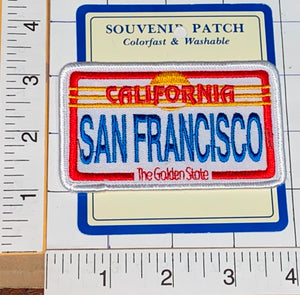 1 SAN FRANCISCO CALIFORNIA THE GOLDEN STATE USA UNITED STATES TRAVEL PATCH