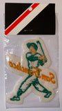 1 VINTAGE SAN FRANCISCO GIANTS MLB BASEBALL PLAYER CREST PATCH MINT IN PACKAGE