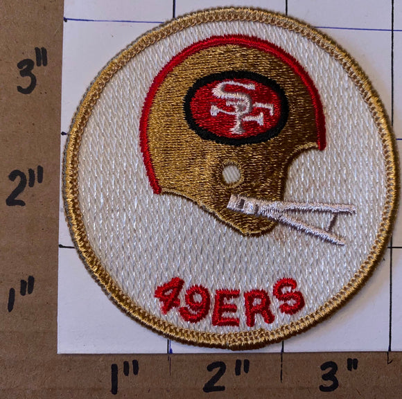 SF San Francisco 49ers Vintage Rare Embroidered Iron On Patch 3” X 2.25”