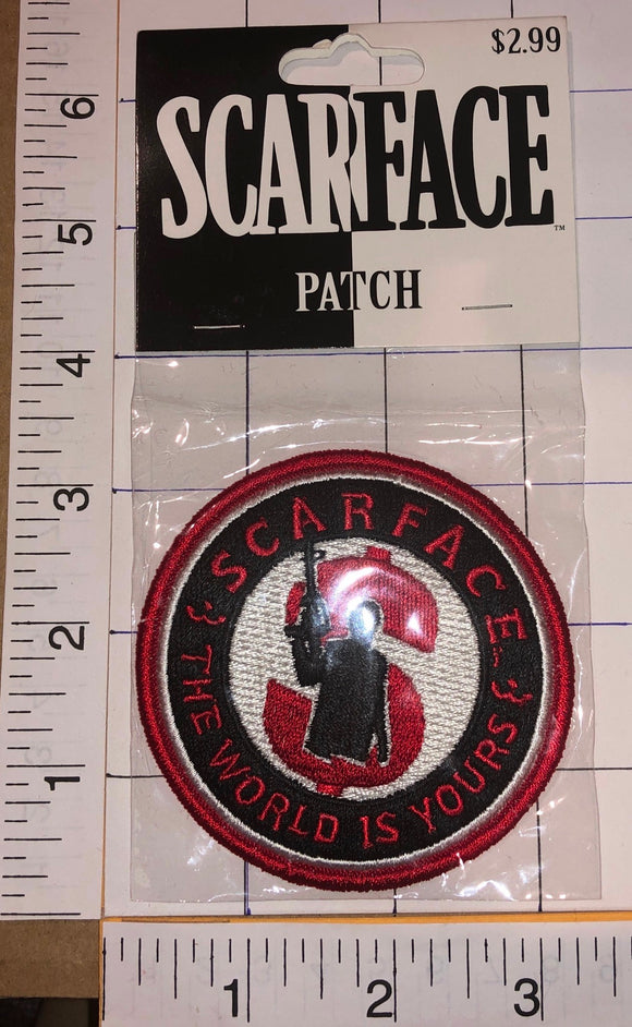 1 SCARFACE THE WORLD IS YOURS AL PACINO TONY MONTANA MONEY POWER MIP PATCH