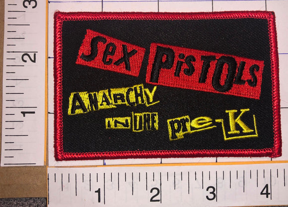 THE SEX PISTOLS ANARCHY IN THE PRE-K PUNK ROCK MUSIC BAND CONCERT PATCH