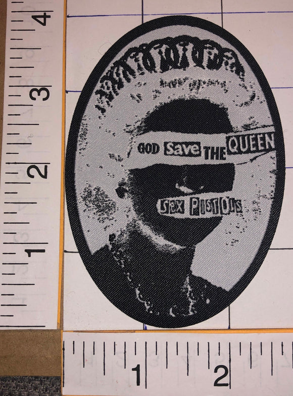 THE SEX PISTOLS GOD SAVE THE QUEEN PUNK ROCK MUSIC BAND CONCERT PATCH