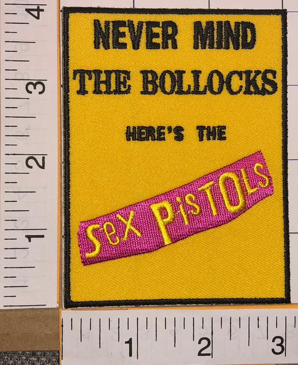 THE SEX PISTOLS NEVER MIND THE BOLLOCKS PUNK ROCK MUSIC BAND CONCERT PATCH