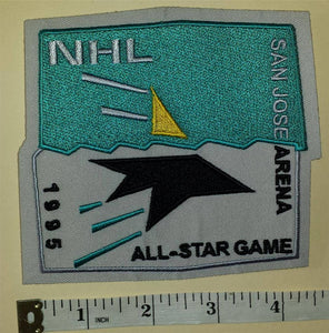 1995 CANCELLED SAN JOSE SHARKS ALL STAR GAME NHL HOCKEY BADGE CREST PATCH