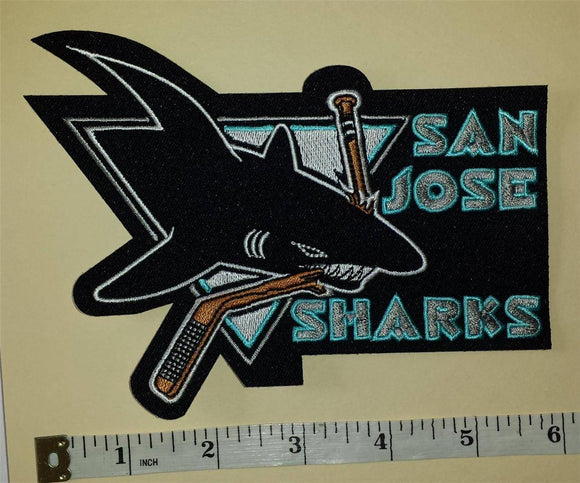 San Jose California Shark FotoPatch Mascot Hockey Parody Embroidered Iron on