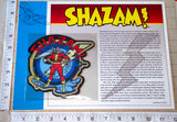 OFFICIAL SHAZAM DC COMICS SUPERHERO WILLABEE & WARD SPEED LIGHTNING EMBLEM PATCH