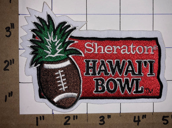 1 SHERATON HAWAII HAWAI'I BOWL ALOHA STADIUM NCAA FOOTBALL CREST EMBLEM PATCH