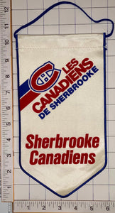 SHERBROOKE CANADIENS OFFICIALLY LICENSED NHL HOCKEY 10" PENNANT RAYON BANNER
