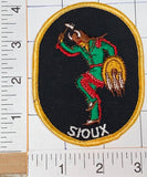 1970's VINTAGE NATIVE INDIAN SIOUX WARRIOR CREST PATCH