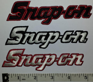3 SNAP-ON SNAP ON AUTOMOTIVE RACING POWER TOOLS FORMULA 1 GRAND PRIX PATCH LOT