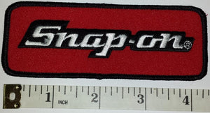 1 SNAP-ON SNAP ON AUTOMOTIVE RACING POWER TOOLS NASCAR SPONSOR RED CREST PATCH