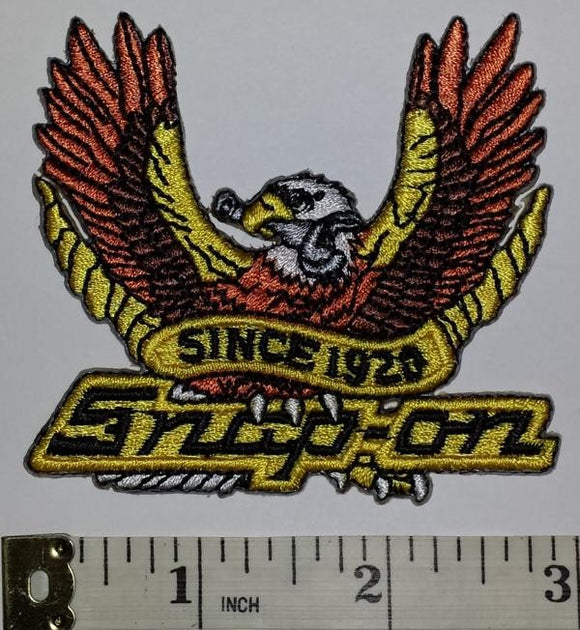 1 SNAP-ON SNAP ON SINCE 1920 RACING POWER TOOLS NASCAR SPONSOR EAGLE CREST PATCH