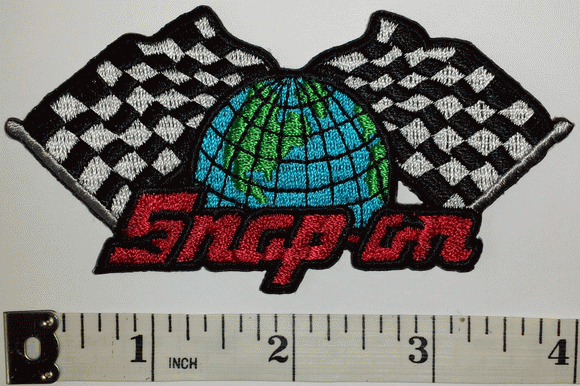 1 SNAP-ON WORLD SNAP ON RACING POWER TOOLS NASCAR SPONSOR AUTOMOTIVE CREST PATCH