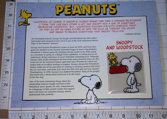 SNOOPY & WOODSTOCK CHARLIE BROWN LUCY PEANUTS WILLABEE & WARD PATCH