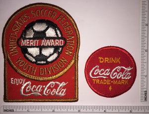 UNITED STATES SOCCER FEDERATION YOUTH DIVISION COCA COLA CREST PATCH LOT