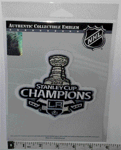 OFFICIAL 2012 NHL HOCKEY LOS ANGELES KINGS STANLEY CUP CHAMPIONS PATCH MIP