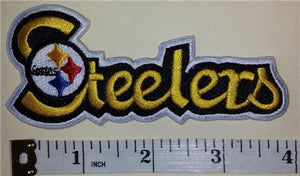 1 PITTSBURGH STEELERS 4" SCRIPT NFL FOOTBALL PATCH