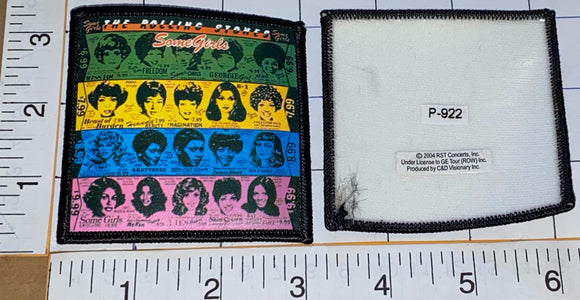 1 THE ROLLING STONES SOME GIRLS ALBUM CONCERT MUSIC PATCH MICK JAGGER RICHARDS