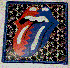 THE ROLLING STONES STEEL WHEELS CONCERT ROCK MUSIC ALBUM BAND PATCH