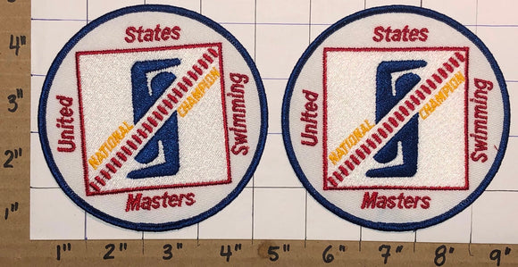 121 UNITED STATES SWIMMING MASTERS NATIONAL CHAMPION CREST EMBLEM PATCH LOT