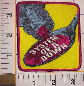 SYSTEM OF A DOWN TOXICITY AMERICAN HEAVY METAL ALBUM MUSIC CREST PATCH