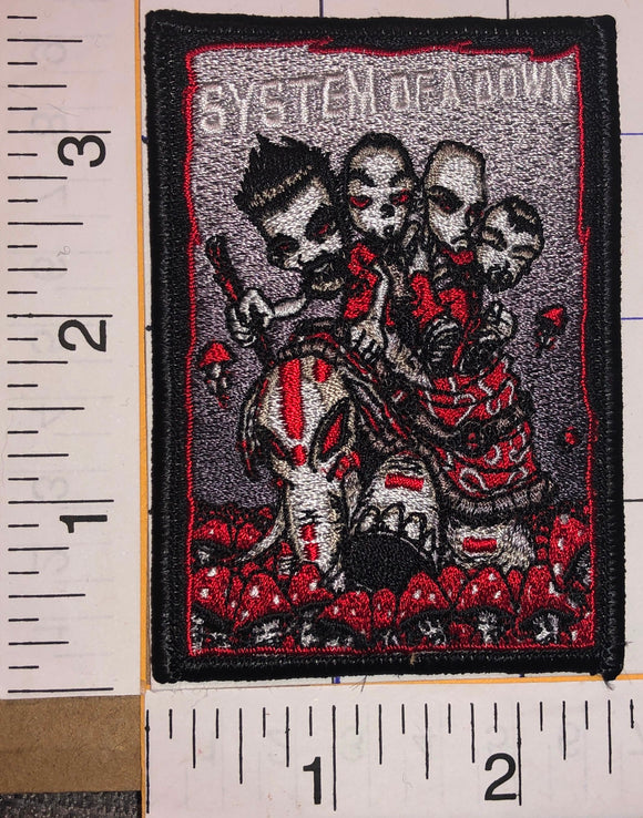 1 SYSTEM OF A DOWN AMERICAN HEAVY METAL CALIFORNIA ALBUM MUSIC CREST PATCH