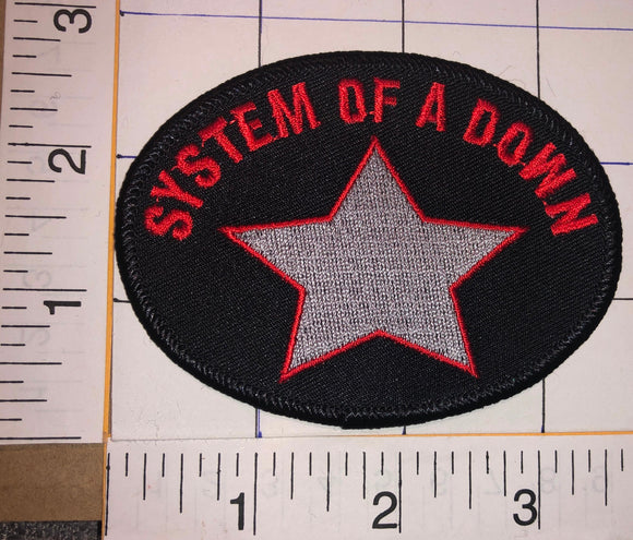 SYSTEM OF A DOWN AMERICAN HEAVY METAL CALIFORNIA ALBUM STAR MUSIC CREST PATCH