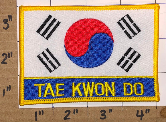 TAE KWON DO TAEKWON DO KOREAN MARTIAL ARTS COMBAT SPORTS CREST PATCH
