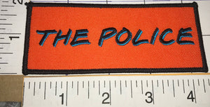 THE POLICE SYNCHRONICITY ORANGE CONCERT MUSIC PATCH STING SUMMERS COPELAND