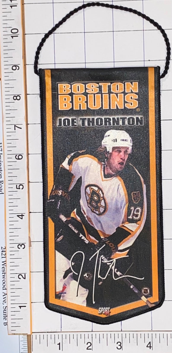 BOSTON BRUINS JOE THORNTON OFFICIALLY LICENSED NHL HOCKEY 8 1/2