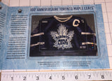 2007 TORONTO MAPLE LEAFS JERSEY 100th ANNIVERSARY CANADA POST 5$ STAMP PATCH MIP