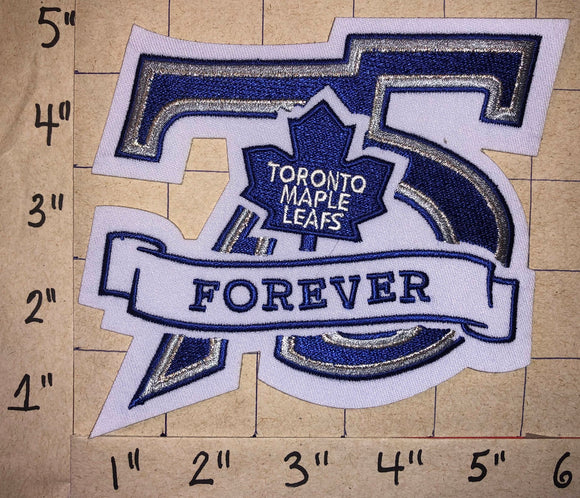 TORONTO MAPLE LEAFS 75 YEARS FOREVER NHL HOCKEY EMBLEM PATCH