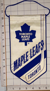 TORONTO MAPLE LEAFS OFFICIALLY LICENSED NHL HOCKEY 10" PENNANT RAYON BANNER