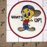 1 TWEETY BIRD LOONEY TUNES WHAT'S UP ANIMATED HIP HOP CRESY EMBLEM PATCH