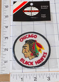 1 RARE VINTAGE 1970'S CHICAGO BLACKHAWKS BLACK HAWKS NHL HOCKEY EMBLEM PATCH MIP