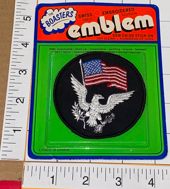 1 UNITED STATES AMERICAN EAGLE EMBLEM CREST PATCH MINT IN PACKAGE