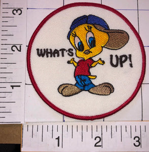 1 TWEETY BIRD LOONEY TUNES WHAT'S UP WARNER BROTHERS ANIMATED HIP HOP PATCH